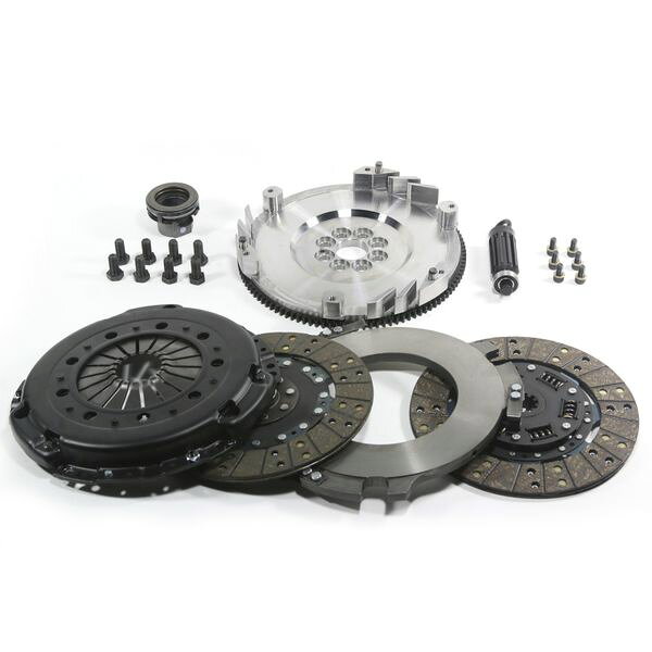 【USA在庫あり】 DKM Clutch BMW E34/E36/E39/E46/Z3 (6 Cyl) MS Twin Disc Clutch w/Steel Flywheel (660 ft/lbs Torque) dkmMS-006-005 JP店