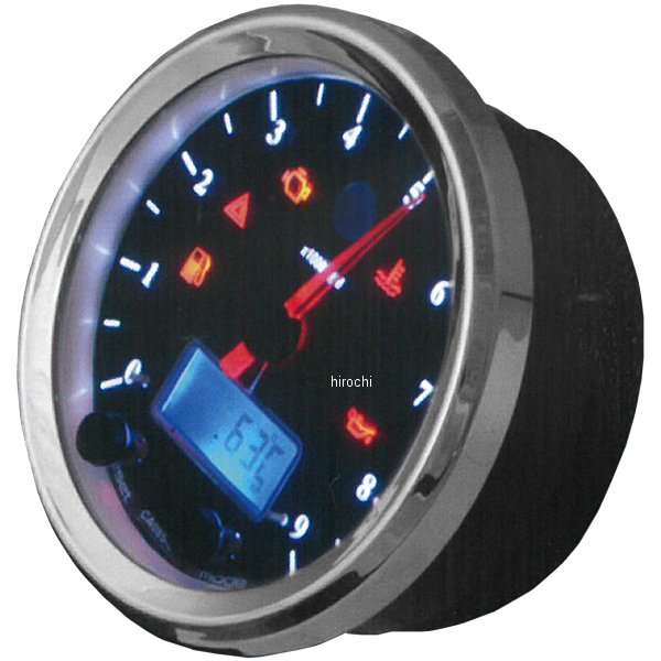エースウェル ACEWELL 多機能デジタルメーター 9000RPM 黒パネル CA085-452-B JP店