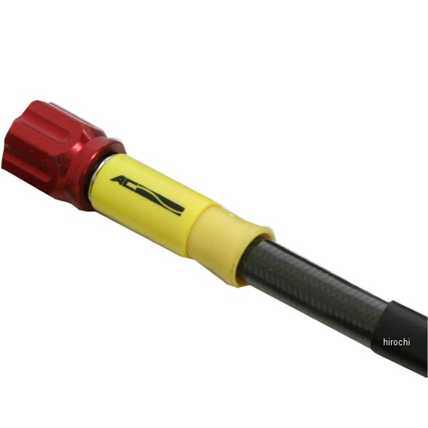 ACパフォーマンスライン AC-PERFORMANCELINE ユニバーサルブレーキホース オフロード/モタードモデル用 ホース全長1285mm 赤/スモーク ACG1285S JP店