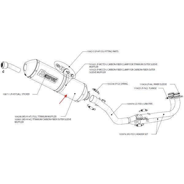 ҥҥ ŷԾŹ㤨֥ݥӥå AKRAPOVIC ڥ󥵡 D-TYPE E1 45/400/45 01ǯ-06ǯ T-MAX 500  MS-H14C JPŹפβǤʤ98,147ߤˤʤޤ