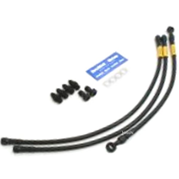グッドリッジ ビルドアライン フロント ブレーキホースキット 3本タイプ 89年-90年 ドゥカティ 900SS ステンレス/黒 20791040 JP店