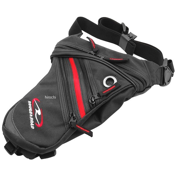 【メーカー在庫あり】 ラフ&ロード ホルスターウエストバッグ 黒/赤 RR5669BK/RD JP店