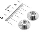 【メーカー在庫あり】 ハリケーン M6 アクセントワッシャー 2個セット クロームメッキ HN1106C JP店(2)