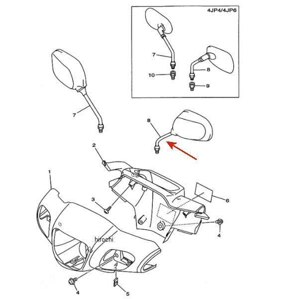 �ڥ᡼�����߸ˤ���� ��ޥϽ��� �ߥ顼 ������֥� 3AA-26280-00 JPŹ