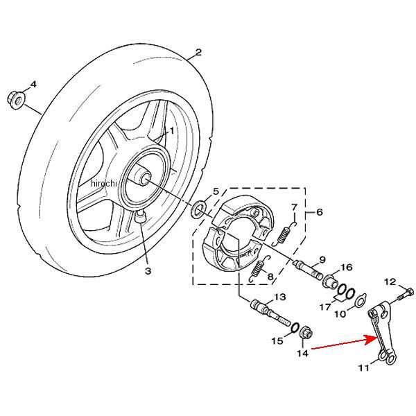 ヤマハ純正 レバー カムシャフト 5CA-F5355-00 JP店