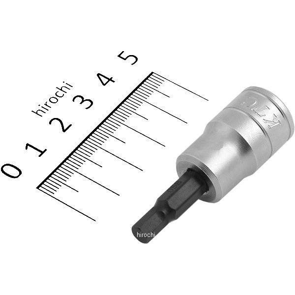 9.5sq ショートヘキサゴンビットソケット 5mmビットの交換が可能です。BT3-05S-KC楽天 JP店　