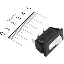 【メーカー在庫あり】 エスコ ESCO 125V/10A ロッカースイッチ 白 000012038652 JP