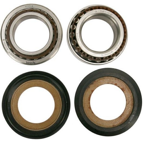 【USA在庫あり】 ピボットワークス Pivot works ステアリングステム ベアリングキット 08年-09年 ハスクバーナ 0410-0132 JP店