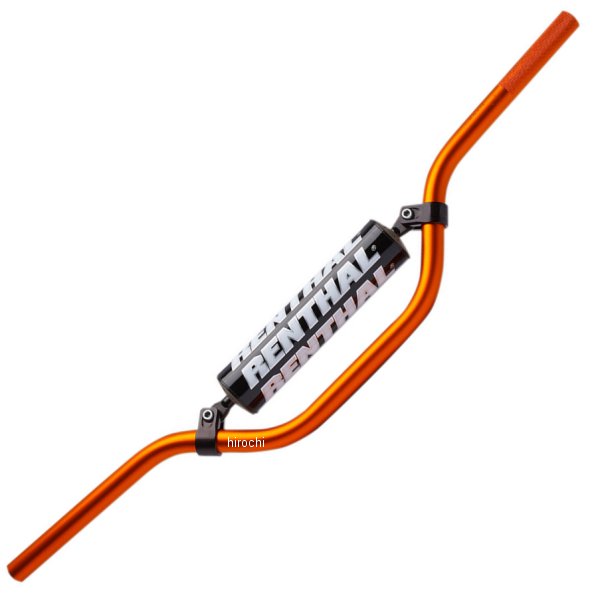 【USA在庫あり】 レンサル RENTHAL 22mm ハンドルバー MX 12年-14年 KTM 50SX オレンジ 0601-2408 JP店