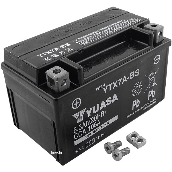 【メーカー在庫あり】 台湾ユアサバッテリー 12V FTX7A-BS互換 YTX7A-BS JP店