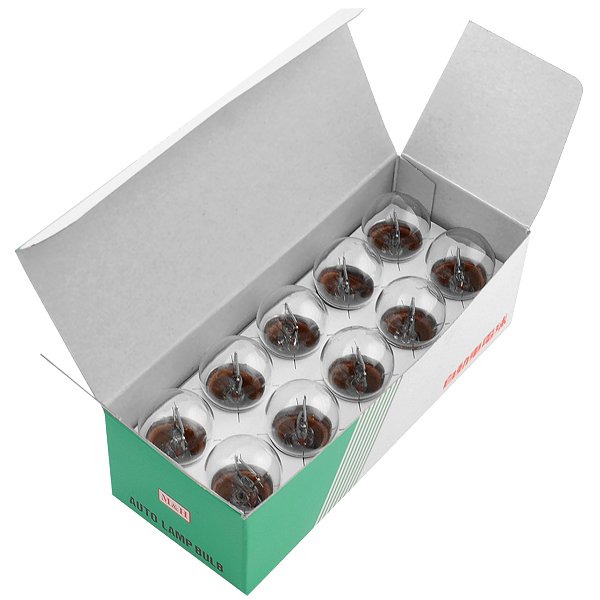 M&H マツシマ ノーマルバルブ 12V21W 小型ランプ改造用 ウインカー/ストップ球 (クリア) 1箱 (10個入り) B-5113 JP店