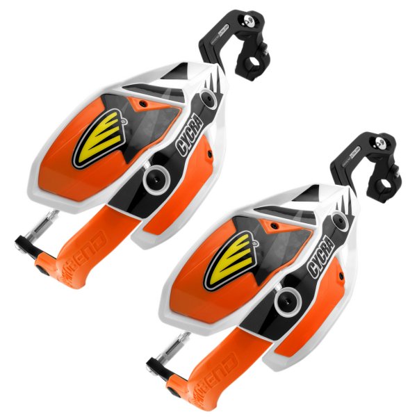 【USA在庫あり】 サイクラ CYCRA ハンドガード ウルトラ Probend 22mmバー用 白/オレンジ 0635-1184 JP