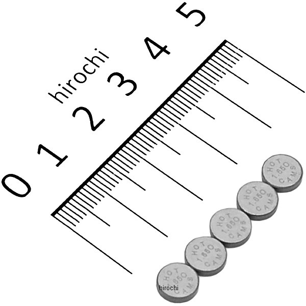 【USA在庫あり】 ホットカム HOT CAMS バルブシム(5個入り) 7.48mmX1.65mm 0926-1311 JP店