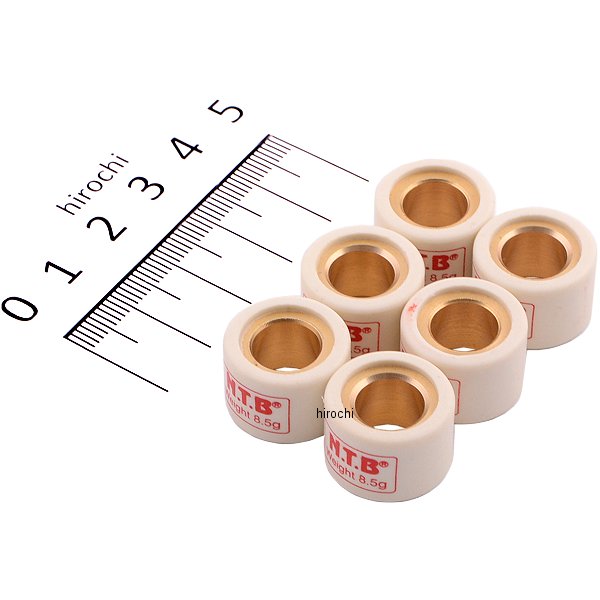 【メーカー在庫あり】 WS17-8.5B NTB ウエイトローラー スズキ系汎用 17φ×12 8.5g Bタイプ 1セット6個入り WS17-8.5B JP