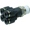 【メーカー在庫あり】 PRX402 (株)日本ピスコ ピスコ チューブフィッティング ブランチ二重ワイ PRX4-02 JP店
