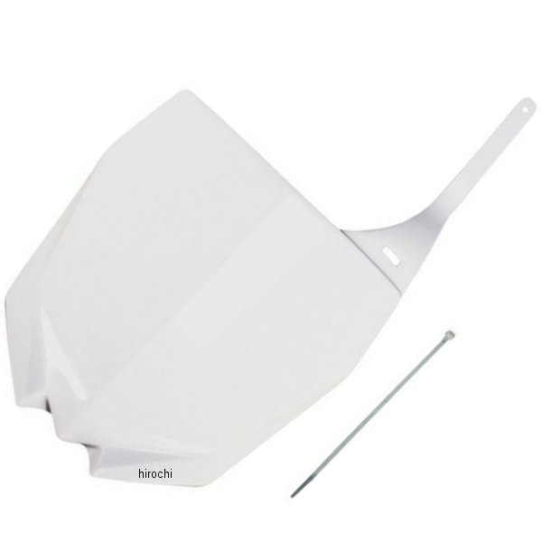 【USA在庫あり】 ユーフォープラスト UFO PLAST フロントナンバープレート 02年-14年 YZ125/250 白(YZFスタイル) 0520-1057 JP店