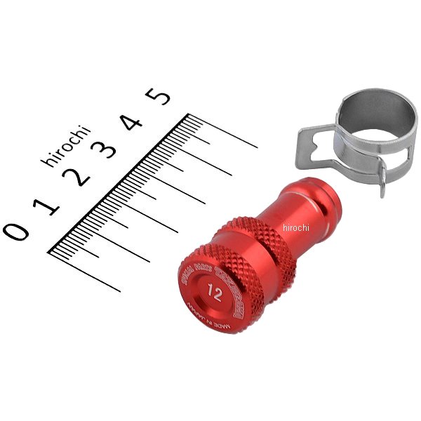 【メーカー在庫あり】 SP武川 ホースプラグ(12mm/レッド) 08-02-0017 JP店