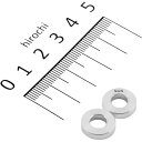 【メーカー在庫あり】 ポッシュ POSH カラーセット 厚さ3mm 内径6mm 外径12.6mm 2個入り 100306 JP店