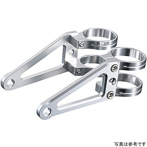 【メーカー在庫あり】 ポッシュ POSH マシンドホリゾンヘッドライトステー 2クランプタイプ φ39mm 黒 031049-06 JP店(2)