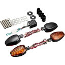 ポッシュ POSH ライトウェイトLEDウインカーセット 93年-15年 XJR1300、XJR1200、XJR400 黒/オレンジ 060151-06 JP店
