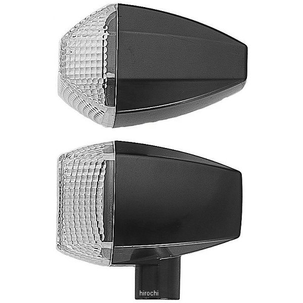 ポッシュ POSH LED ZRウインカーセット スタンダードタイプ 04年-08年 ZRX1200R、ZRX400 黒/クリア 071662-06 JP店