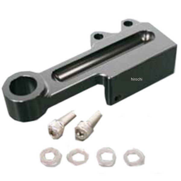 アクティブ ACTIVE リアキャリパーサポート ブレンボ40mmピッチ 左側用&STDローター径対応 04年 XL1200、XL883 黒 1470054B JP店