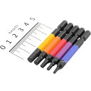 【メーカー在庫あり】 アネックス ANEX カラービット 六角レンチ 65L 5本組 ACHX5-65L-AX JP店(4)