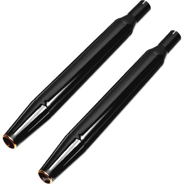 1201 cc 〜 - モーターステージ スリップオンマフラー ブラスグライド テーパード 12年以降 FLD、FXDL 黒 2013070C JP店