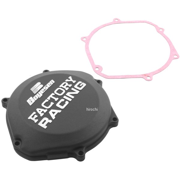 【USA在庫あり】 ボイセン Boyesen クラッチカバー 87年-01年 CR500R、CR250R 黒 CC02B JP店