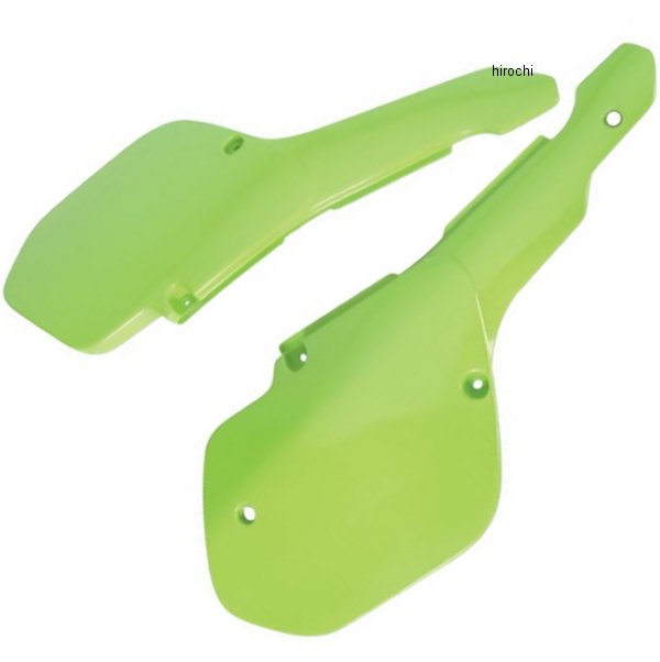【USA在庫あり】 ユーフォープラスト UFO PLAST サイドパネル 87年 KX250、KX125 KXグリーン 12-320-22 JP店