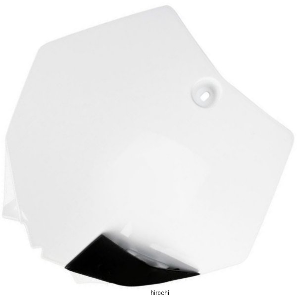 【USA在庫あり】 ユーフォープラスト UFO PLAST フロントナンバープレート 13年以降 KTM 85SX 白 0520-1118 JP店