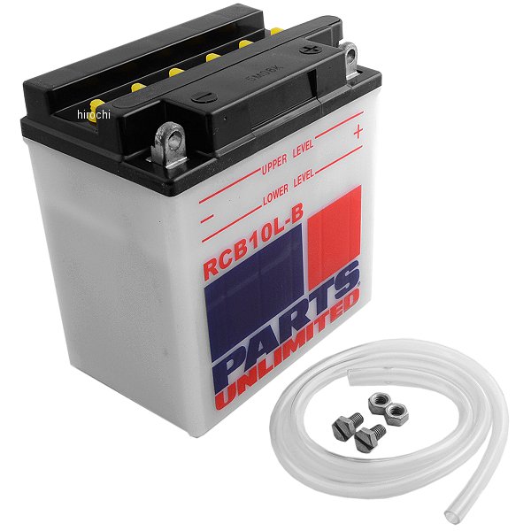 【USA在庫あり】 パーツアンリミテッド Parts Unlimited 液別 耐久バッテリー 開放型 12V YB10L-B RCB10LB JP店