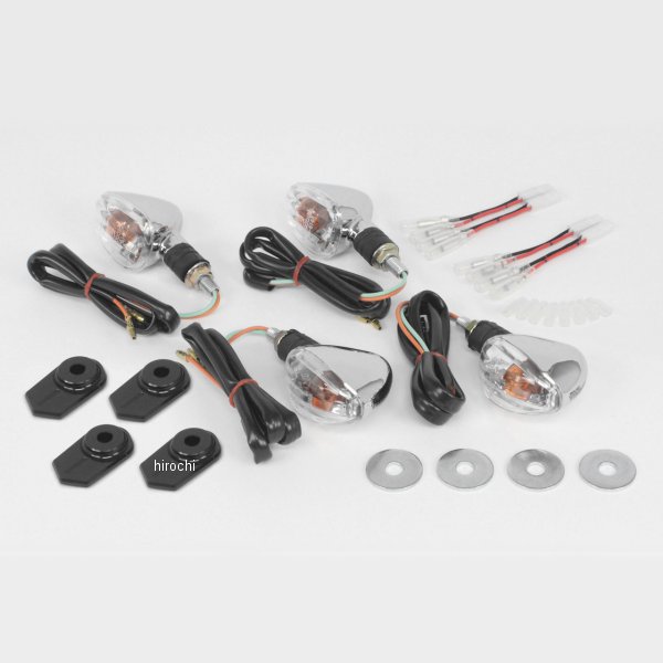 SP武川 ウインカーキット ストリームライン Z125 PRO クローム 8mm 05-08-0415 JP店