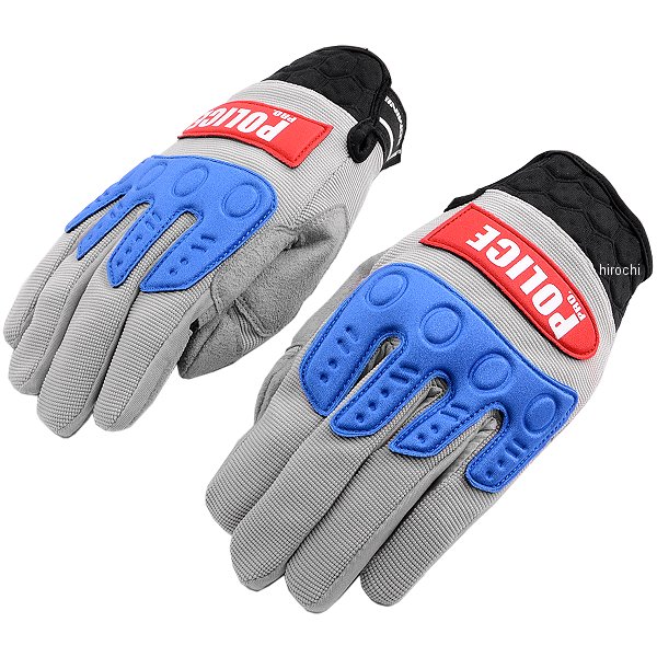 【メーカー在庫あり】 GK-135 コミネ KOMINE インストラクターグローブプロ アドバンス ポリス/グレー/..