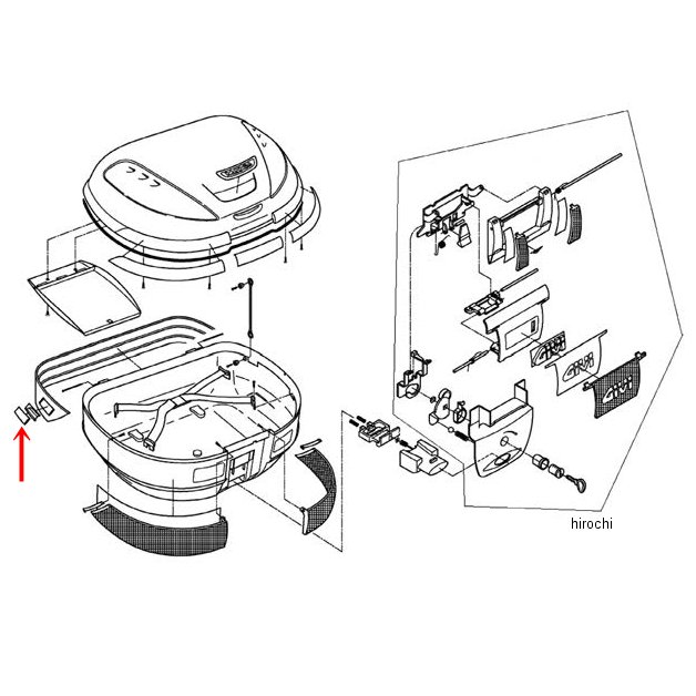 【メーカー在庫あり】 ジビ GIVI ネームホルダー E52補修用 Z286 93935 JP店