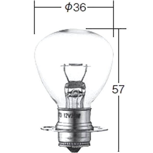 小糸製作所 白熱バルブ RP35 12V35W ツバ付シングル 10個入り 8321 JP店
