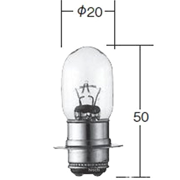 小糸製作所 白熱バルブ T19 6V15/15W ツバ付ダブル 10個入り 5002 JP店