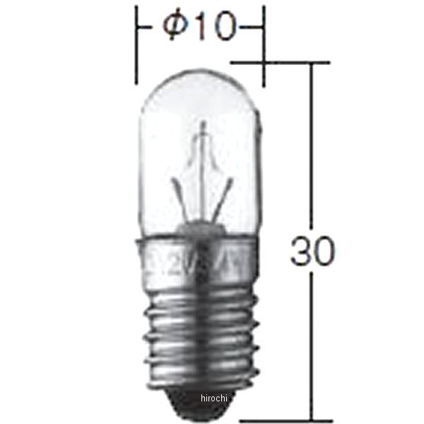 小糸製作所 白熱バルブ T10 24V5W エジソンベース 10個入り 1312 JP店