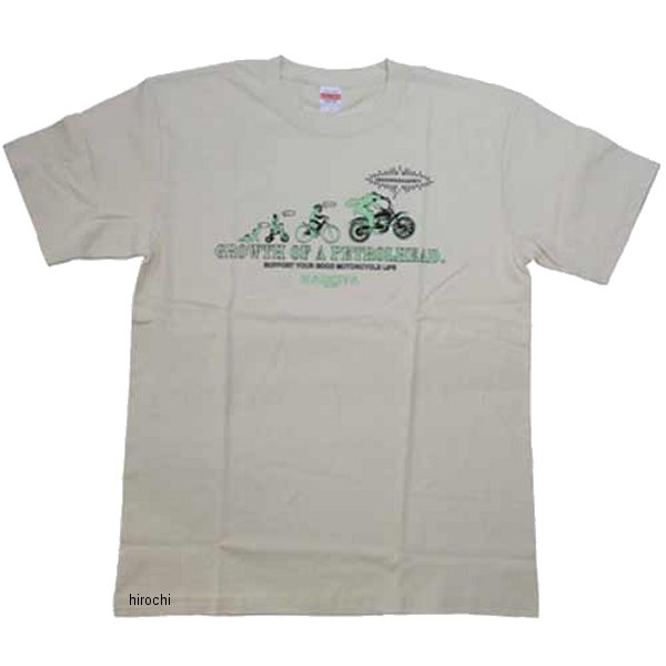 カドヤ KADOYA 春夏モデル コットンTシャツ GROWTH PETROHEAD ナチュラル Sサイズ 7850 JP店