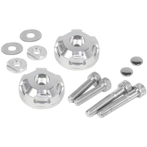 SP武川 2ピースバーエンド ホンダ ノーマルハンドルパイプ用 シルバー/シルバー 06-01-0386 JP店