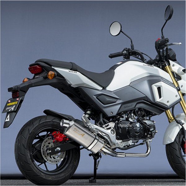 51 cc 〜125 cc  - ヤマモトレーシング フルエキゾースト 16年 グロム TYPE-S チタン 10129-71SS1 JP店