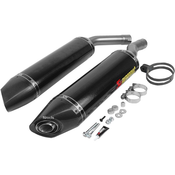 アクラポビッチ AKRAPOVIC スリップオンマフラー E1仕様 オーバル デュアル 07年-08年 YZF-R1 カーボン S-Y10SO8-HDTC JP店