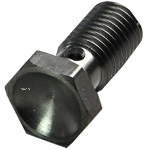 【メーカー在庫あり】 ハリケーン バンジョーボルト シングル ホンダ、ヤマハ、カワサキ シングル用 ネジピッチ1.25mm 黒 HB7815SB JP店