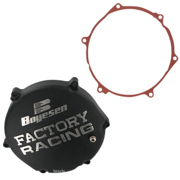 【USA在庫あり】 ボイセン Boyesen クラッチカバー 03年-04年 KX250 黒 CC-12AB JP店