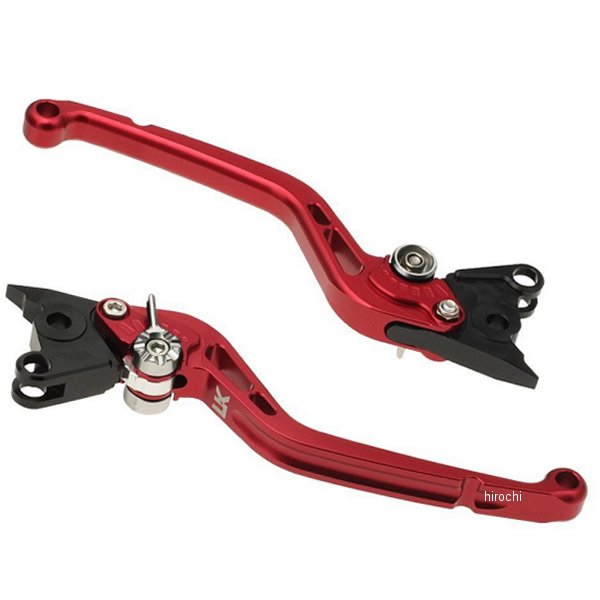 【メーカー在庫あり】 ユーカナヤ U-KANAYA ビレットレバーセット スタンダードタイプ ロング 09年以降 ドゥカティ モンスター1100 赤 DU038-003-0105 JP店