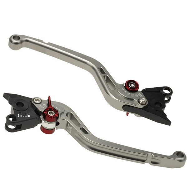 【メーカー在庫あり】 ユーカナヤ U-KANAYA ビレットレバーセット スタンダードタイプ ロング CBR250R、CB250F、NS-1 チタン HO022-042-0106 JP店