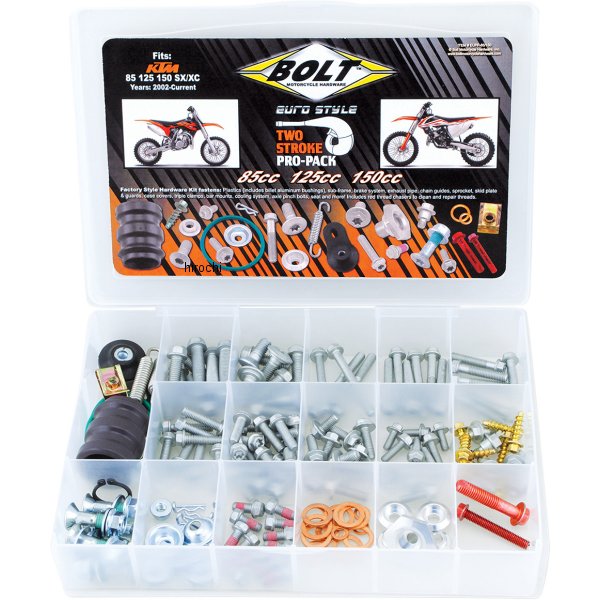 【USA在庫あり】 ボルト BOLT ネジ詰め合わせセット ユーロ Pro パック KTM 85cc-150cc (all) 2401-0926 JP店