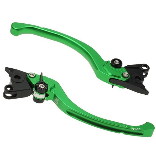 【メーカー在庫あり】 ユーカナヤ U-KANAYA ビレットレバーセット ツーリングタイプ 00年-03年 トライアンフ TT600 緑 TR014-027-0807 JP店
