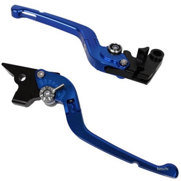 【メーカー在庫あり】 ユーカナヤ U-KANAYA ビレットレバーセット 可倒式Rタイプ RGV250ガンマ 青 SU022-035-0704 JP店