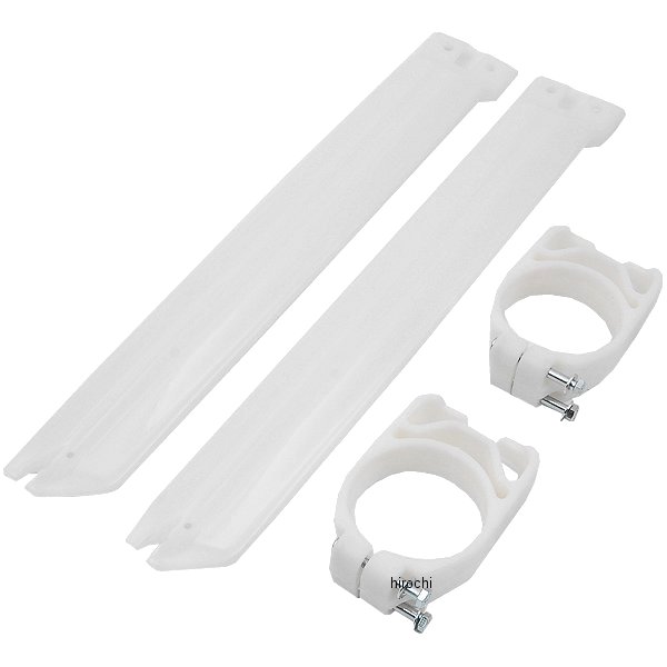 【USA在庫あり】 ユーフォープラスト UFO PLAST フォークカバー 91年-93年 KX500、KX250、KX125 白 12-..